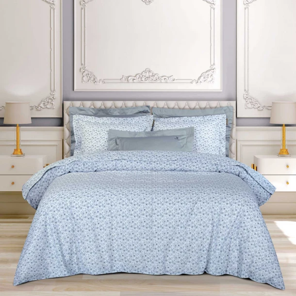 Παπλωματοθήκη Βαμβακερή Υπέρδιπλη 220x240εκ. Loft 2376 Grey Greenwich Polo Club