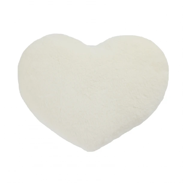 Διακοσμητικό Μαξιλάρι Καρδιά Polyester 25x33εκ. Deco 2296 White Das Home