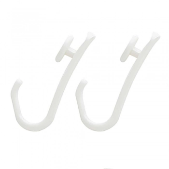 Κρίκοι Κουρτίνας Μπάνιου Σετ 12τμχ Πολυπροπυλενίου White Easy Roll Hooks Sealskin 251160210