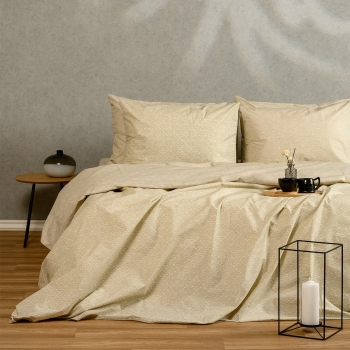 Σετ Σεντόνια Βαμβακερά King 260x270εκ. Chantal Beige Ultra Line Melinen 20004555