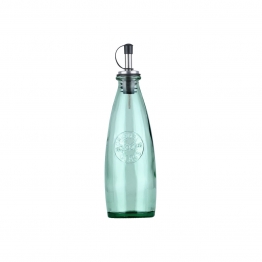Μπουκάλι Για Λάδι-Ξύδι Γυάλινο Πράσινο 280ml-6,5x6,5x21,3εκ. Evergreen Estia 01-34481