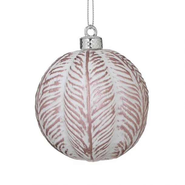 Σετ Μπάλες 4τμχ Πλαστικές Λευκές-Ροζ inart 10εκ. 2-70-675-0661