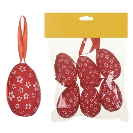 Αυγά Σετ 6τμχ Πασχαλινά Υφασμάτινα 6εκ. Bunny's