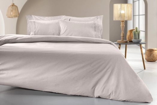 Σεντόνι Μεμονωμένο Βαμβακερό King 270x280εκ. Color Plus Perla Guy Laroche