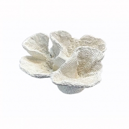 Διακοσμητικό Κοράλλι PC Λευκό Art Et Lumiere 22x19x15εκ. 20143