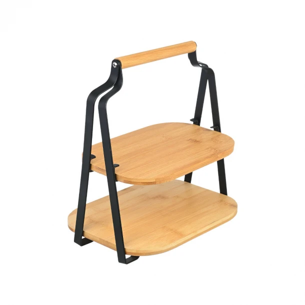 Δίσκος Σερβιρίσματος 2 Όροφος Bamboo Essentials 20x26x28εκ. Estia 01-20811