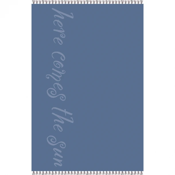 Πετσέτα Θαλάσσης Βαμβακερή Velour Blue 86x160εκ. Beatles Melinen 20004879