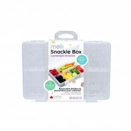 Φαγητοδοχείο Πλαστικό Με 8 Χωρίσματα 100ml Snackle Box Medium Transparent Melii MEL23400