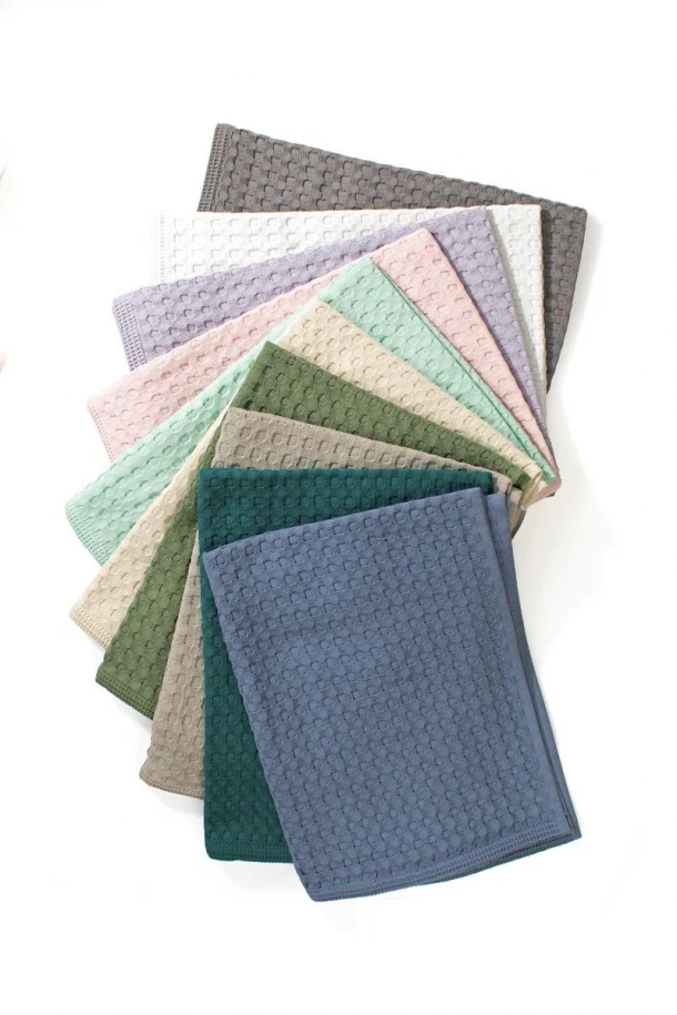 Σετ 3τμχ Ποτηρόπανα Πικέ Βαμβακερά Mix 50x70εκ. DimCol 33123247011