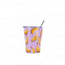 Θερμός-Ποτήρι Ανοξείδωτο Coffee Mug Banana Mood Save The Aegean Estia 350ml-8,7x12,5εκ. 01-49027
