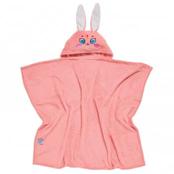 Κάπα Με Κέντημα Polyester 70x90εκ. Bath 4944 Ροζ Das Baby