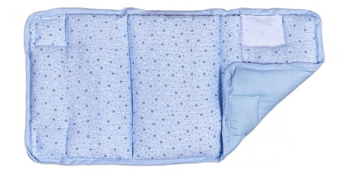 Σετ 4τμχ Προστατευτικά για Κάγκελα Βαμβακερά 24x48εκ. Chiocciola Σιέλ 91722