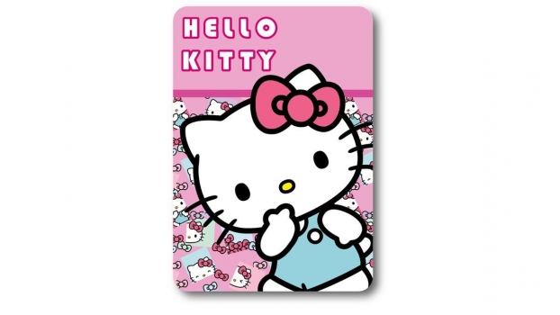 Κουβέρτα Κούνιας Fleece 100x140εκ. Sanrio Hello Kitty 34 Pink Digital Print DimCol