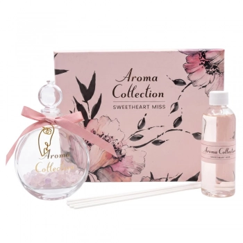 Αρωματικό Diffuser 120ml Ροζ Aroma Collection Σε Κουτί Δώρου iliadis 94990