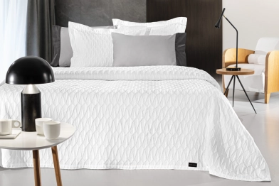 Κουβέρτα Polycotton King 245x260εκ. Medici White Guy Laroche