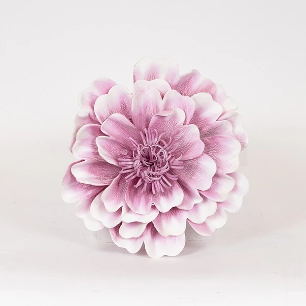 Κλαδί Με Λουλούδι Foam 35x35εκ. Μωβ-Λευκό ESTHETI 816-20028