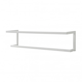 Κρεμάστρα Επιτοίχια Μεταλλική Λευκή 48x12x12εκ. Carre Sealskin 800258