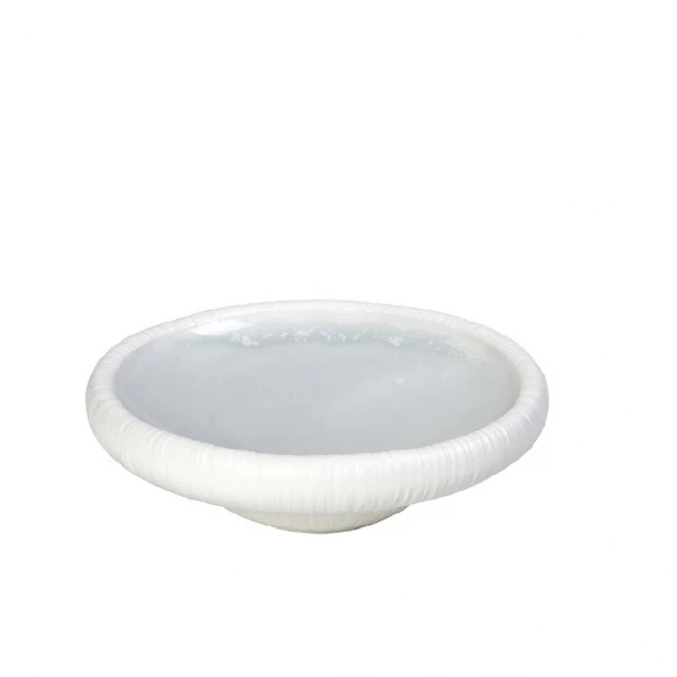 Πιάτο Ρηχό Διπλότοιχο Με Πόδι Πορσελάνης Zen Sky ESPIEL 17,5x6,8εκ. SOR208K2