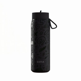 Θερμός Με Καλαμάκι Ανοξείδωτος Noir Echo Pulse Save The Aegean Estia 500ml 01-42509
