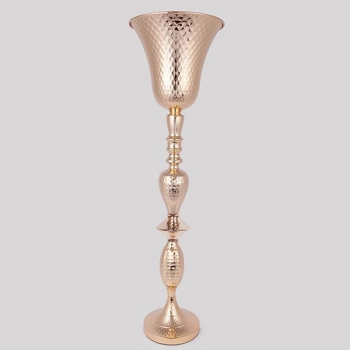 Βάζο Μεταλλικό Χρυσό 21x78εκ. ESTHETI 752-22060