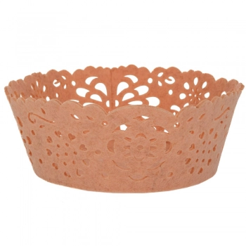 Καλαθάκι Τσόχινο Σομόν 20x20x8εκ. iliadis 92792