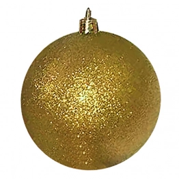 Σετ Μπάλες 6τμχ Glitter Gold Δ8εκ. Xmas fest 93-1696