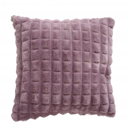 Διακοσμητικό Μαξιλάρι Fleece 40x40εκ. Throws 1358 Dusty Μωβ Das Home