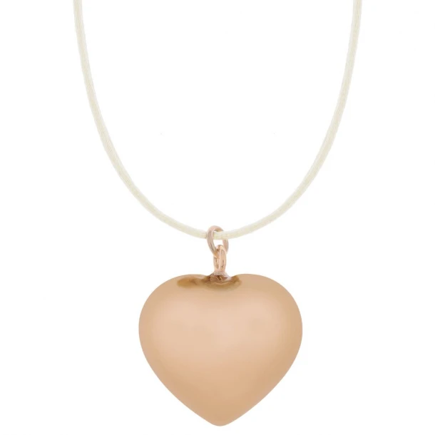 Μενταγιόν Εγκυμοσύνης Επάργυρο-Βαμβακερό Bola Sofie Rose Gold Καρδιά Proud Mama PM-670