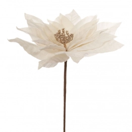 Χριστουγεννιάτικο Λουλούδι Αλεξανδρινό Κρεμ 30x50εκ. iliadis 86315