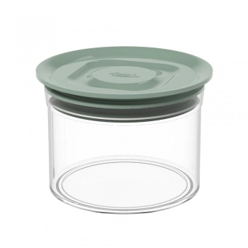 Βάζο Αποθήκευσης Πλαστικό 550ml-Φ12,4x9εκ. Pin Up L050-18 Green Biesse Max Home EP0P050018