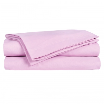 Σεντόνι Μεμονωμένο Βαμβακερό Υπέρδιπλο 230x260εκ. Colour Best 1012 Ροζ Das Home