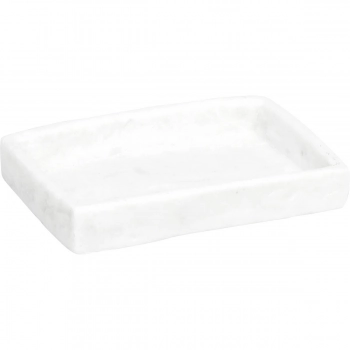 Σαπουνοθήκη Polyresin Λευκή 9x12,5x2εκ. MRShome DS-8880L07