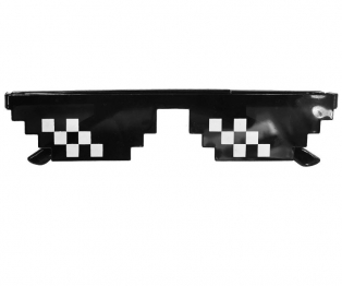 Γυαλιά Αμφίεσης Μαύρα 15x3εκ. Carnavalista 3-2687