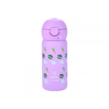 Θερμός Παιδικό Ανοξείδωτο Με Καλαμάκι Ocean Buddies 350ml-7x7x18εκ. Save The Aegean Estia 01-23485