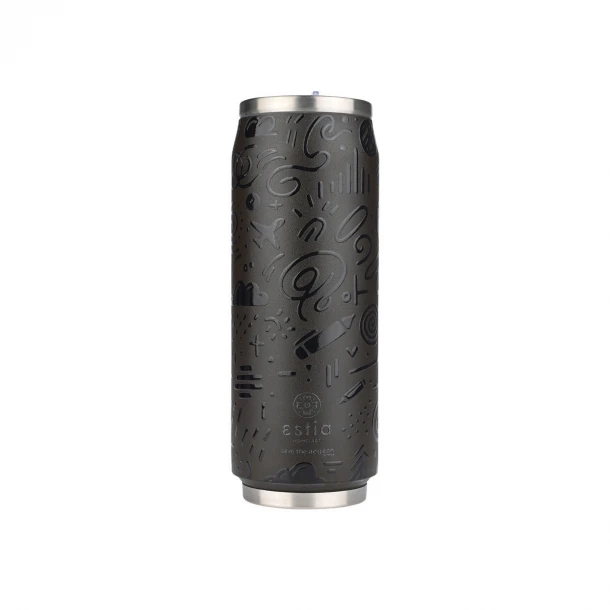 Θερμός-Ποτήρι Ανοξείδωτο Noir Echo Save The Aegean Estia 500ml-7x19εκ. 01-22631