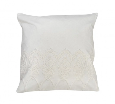 Διακοσμητικό Μαξιλάρι Βαμβάκερό Λευκό ESPIEL 45x45εκ. ARF208