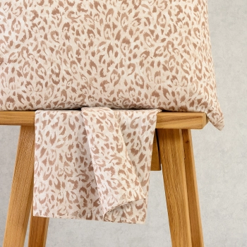 Σετ Σεντόνι Με 1 Μαξιλαροθήκη Polycotton Μονό Με Λάστιχο 100x200+32εκ. Leo Mocca Casual Line Mini Melinen 20005386