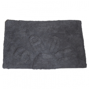 Πατάκι Μπάνιου Βαμβακερό Γκρι 50x80εκ. BATH MRShome DS-3993002