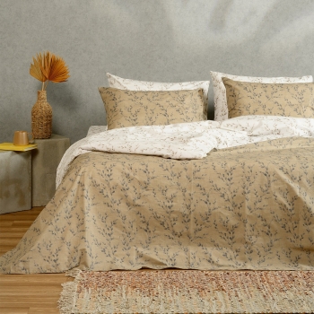 Σετ Σεντόνια Βαμβακερά Διπλά 205x270εκ. Armel Mocca Ultra Line Melinen 20004529