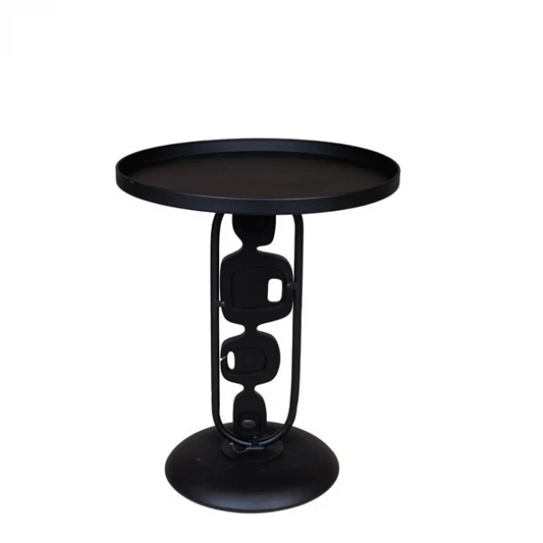 Βοηθητικό Τραπεζάκι Μεταλλικό Μαύρο 50x50x60εκ. ESTHETI 810-00029