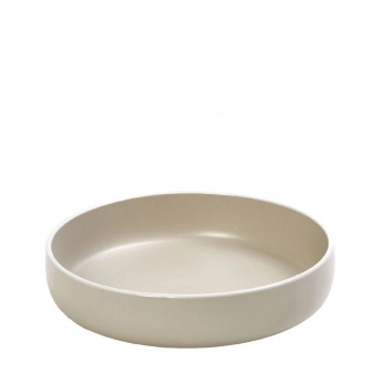 Πιάτο Βαθύ Stoneware Μπεζ Mood Nordic Step ESPIEL 20,3x20,3x5εκ. ATA128K6