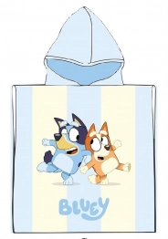Πόντσο Quick Dry Microfiber 50x100εκ. BBC Studios Bluey 182 Ice Blue Dimcol
