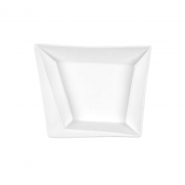 Πιάτο Βαθύ Τετράγωνο Πορσελάνης Λευκό Art Et Lumiere 22,5x16,5x6,5εκ. 05981