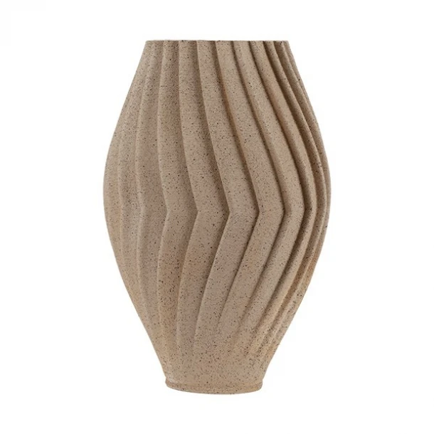 Βάζο Polyresin Καφέ 24x14x36εκ. ESTHETI 819-01595