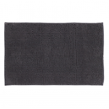 Ταπέτο Μπάνιου Αντιολισθητικό Chenille 60x90εκ. Bathmats 0773 Ανθρακί Das Home