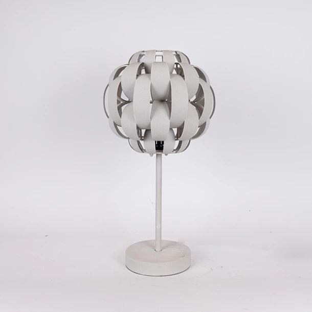 Φωτιστικό Επιτραπέζιο Μεταλλικό Λευκό 32,5x59,5εκ. ESTHETI 814-40016