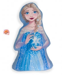 Διακοσμητικό Μαξιλάρι 3D Velboa 35εκ. Disney Home Frozen 41 Blue DimCol