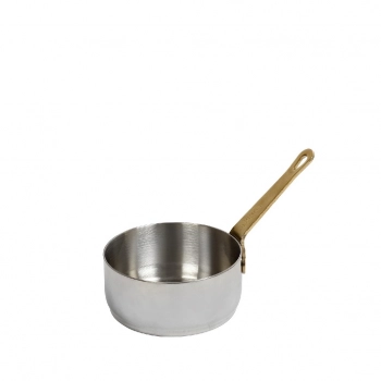 Ντιπ Σερβιρίσματος Ανοξείδωτο 18/10 Με Λαβή Shiny Silver ESPIEL 9x5,5x3,2εκ./55ml FEV307