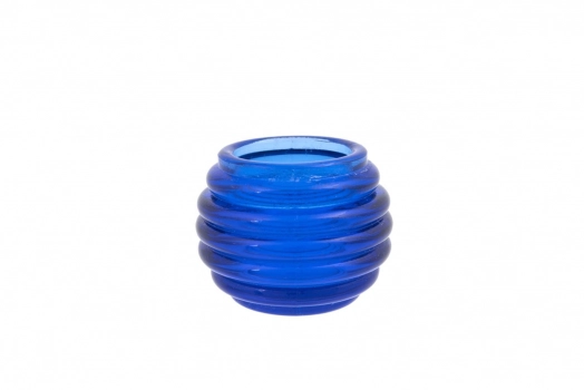 Κηροπήγιο Γυάλινο Μπλε Art Et Lumiere 7,5x6,5εκ. 01225