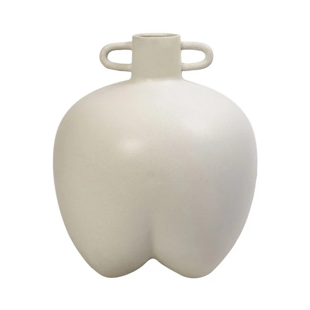 Βάζο Κεραμικό Λευκό ESPIEL 27x27x31εκ. TAS224